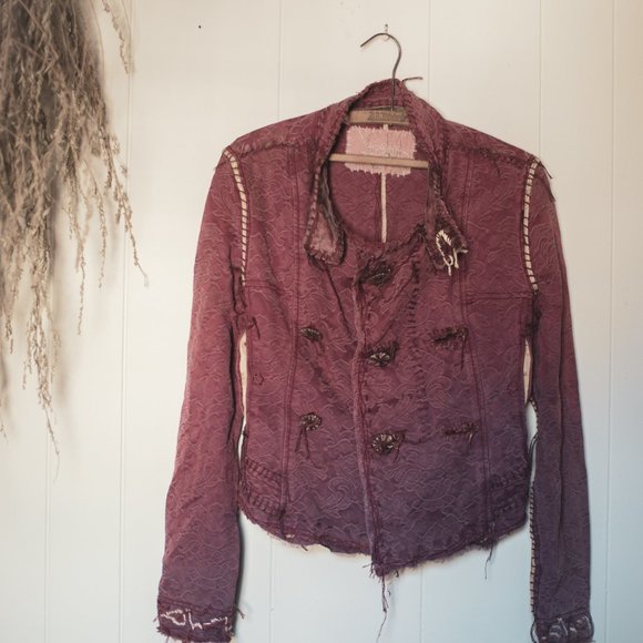 RARE - Shangana Embellished Blazer / Short Boho Tapestry Style Jacket - Picture 15 of 16